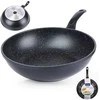 Orion Wok keptuvė GRANDE 30 cm granitinė