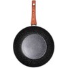 Keptuvė wok Vilde Juodas&amp;Wood 28 cm