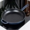 Orion Ketaus keptuvė 26 cm, emaliuota, mėlyna