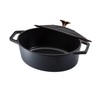 Berlinger Haus Emaliuotas ketaus puodas / troškintuvas BerlingerHaus 5,56L | 30x22x12cm (ovalinis) | Strong Mold BH/6518