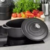King Hoff Brytfanka Kepimo skarda 6,2 l, juodo ketaus, „Kinghoff“