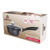 King Hoff KH-1600 Marmurinis puodas Ø16cm / 1,3L su stikliniu dangteliu