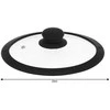 King Hoff Pokrywa Dangtelio skersmuo 20 cm, Kinghoff stiklas