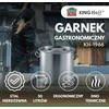 Garnek Puodas Gastronorm puodas, nerūdijantis plienas, skersmuo 40cm, 50l, kinghoff, kh-1966