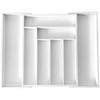 Organizer Bambukinis stalčių organizatorius, baltas, 52x43x5, „kinghoff“,