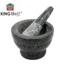 King Hoff Moździerz Grūdų grūstuvė, akmenų rinkinys iš 2 elementų, skersmuo 9,5x7 cm, kinghoff
