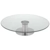 King Hoff Tortinė 1 pakopų lėkštė, stiklas - plienas, 30 cm skersmens, „Kinghoff“