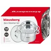 Klausberg KB-7135 Garų puodo rinkinys (3 dalių), Ø18 cm