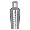 King Hoff Shaker Plaktuvė su gėrimų receptais, plieninė, 0,6 l „Kinghoff“
