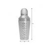 King Hoff Shaker Plaktuvė su gėrimų receptais, plieninė, 0,6 l „Kinghoff“