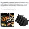 KOMPLET 4 MAT DO GRILLA BBQ 40 X 30 CM MATY NIEPRZYWIERAJĄCE PTFE BRUNBESTE BB-3367