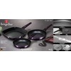 KOMPLET PATELNI Z POWŁOKĄ TYTANOWĄ 3-ELE BERLINGER HAUS PURPLE ECLIPSE BH-7104