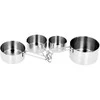 Matavimo puodelių rinkinys 60/80/125/250 ml virtuviniams matavimo puodeliams BRUNBESTE BB-1501