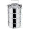 Orion Pietų dėžutė plieninė 4 lygių 4x1,3 l
