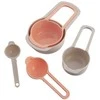Excellent Houseware Orion virtuvės matavimo puodeliai 5 vnt. – 125 ml, 85 ml, 60 ml, 15 ml, 7.5 ml