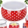 Lumarko Orion Emaliuotas Dubuo 1 l Raudonas Su Dangčiu