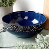 Siaki Collection Siaki Keraminė salotų dubuo 25 cm 2,8 L tamsiai mėlynas