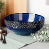 Siaki Collection Siaki Keraminė salotų dubuo 25 cm 2,8 L tamsiai mėlynas