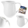 Orion Pieno ąsotis porcelianas MONA 80 ml baltas