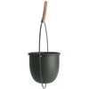 Home Styling Collection Kabantis vazonas 30 cm Metalinis Žalias