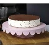 LĖkštė TORTAMS AR SAUSAINIAMS 28cm BRUNBESTE BB-2727 ROŽINĖ
