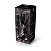 PEILIŲ RINKINYS 8 ELE. BERLINGER HAUS Juodas ROSE GOLD BH-2692