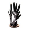 PEILIŲ RINKINYS 8 ELE. BERLINGER HAUS Juodas ROSE GOLD BH-2692