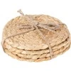 Crafters Home Styling Collection Padėkliukai puodeliams 10 cm, natūralūs, 4 vnt.