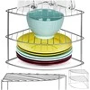 Storage Solutions Storage Solution Virtuvės Lentyna 23x23x21,5 cm - Kampinė, Metalinė, Pilka