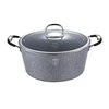 Berlinger Haus Puodas su dangčiu BERLINGERHAUS STONE TOUCH, pilkos sp., ø24 cm