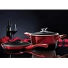 POTS BERLINGER HAUS METALLIC Juodas BURGUNDY LINE 10 ELE BH-1631-N