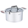 KLAUSBERG - Plieninis puodas + dangtis 16 cm 1,8 L