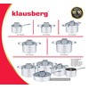 Kaistuvas stal, śr.16cm 1,8l klausberg