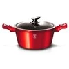 PUODAS 4.1L 24CM BERLINGER HAUS METALLIC BURGUNDY LINE BH-1257-N