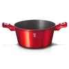 PUODAS 4.1L 24CM BERLINGER HAUS METALLIC BURGUNDY LINE BH-1257-N