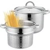 Inne Agd Puodas DO GOTOWANIA MAKARONU 7.5L 24CM 3 EL. KLAUSBERG KB-7738