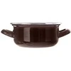 Tragar Orion emaliuotas puodas 16 cm, 1 l, rudos spalvos