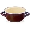 Tragar Orion emaliuotas puodas 16 cm, 1 l, rudos spalvos