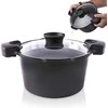 Orion Puodas GRANDE 24 cm su dangteliu ir kiaurasamčiu, 5,5 l