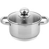Zilner INDUKCJA Puodas Stalowy su POKRYWKĄ 3,5L 20cm 7305