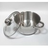 Zilner INDUKCJA Puodas Stalowy su POKRYWKĄ 3,5L 20cm 7305