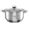 Puodas STALOWY 6.1L 24cm DNO 9 WARSTWOWE ZILNER ZL-7307