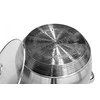 Puodas STALOWY 6.1L 24cm DNO 9 WARSTWOWE ZILNER ZL-7307