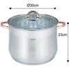 Puodas STALOWY GASTRONOMICZNY 16L 30CM KLAUSBERG KB-7796 ROSE GOLD