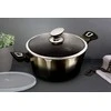 Berlinger Haus granitinis puodas bh-6606, shiny juodas, 28 cm