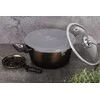 Berlinger Haus granitinis puodas bh-6606, shiny juodas, 28 cm