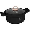 Puodas Z POWŁOKĄ TYTANOWĄ 4.4L 24CM BERLINGER HAUS Juodas ROSE BH-1457