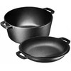 Ketaus puodas 2 viename, 3,5 l, 24 cm, KRISBERG KS-7701