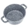 Puodas Aliuminio puodas, pilkas marmuras, 16 cm skersmuo, 1,3 l, Klausberg