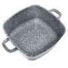 Puodas Aliuminio puodas, pilkas marmuras, 24x24cm, 4,4l, Klausberg